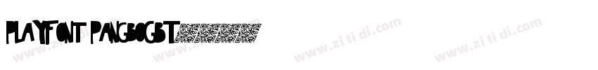 PlayFont PangboGBT字体转换